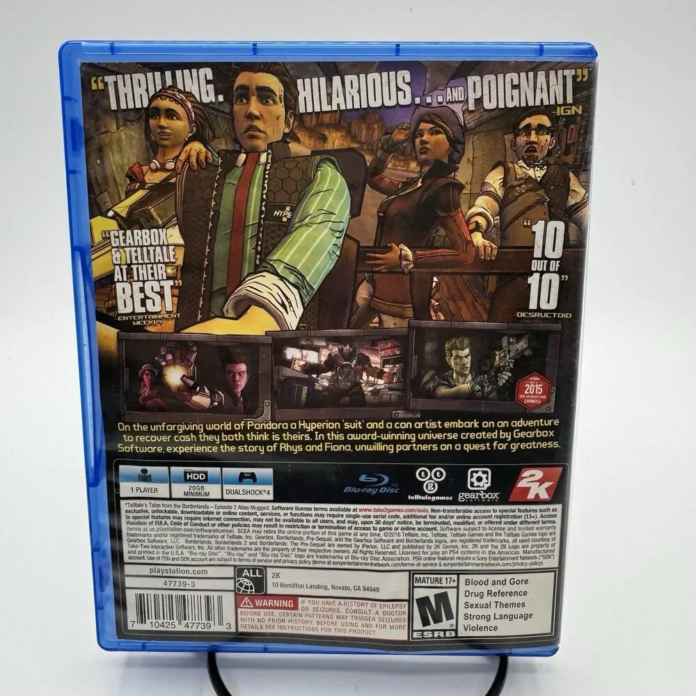 Tales From the Borderlands PS4 PlayStation 4 2016 Complete VGUC